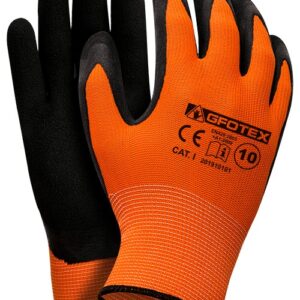 RTELA FOAM ORANGE - CAT II ODDYCHAJĄCE PRZYLEGAJĄCE RĘKAWICE ROBOCZE