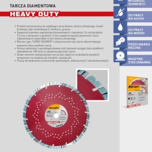 TARCZA DO BETONU 230 DOBRA I TANIA