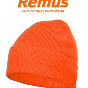 CZAPKA DZIANA ZIMOWA FLOU ORANGE