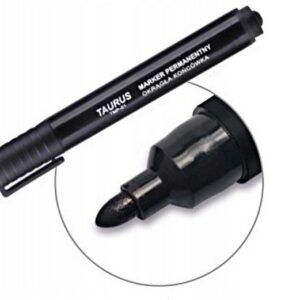 MARKER PERMANENTNY CZARNY TAURUS